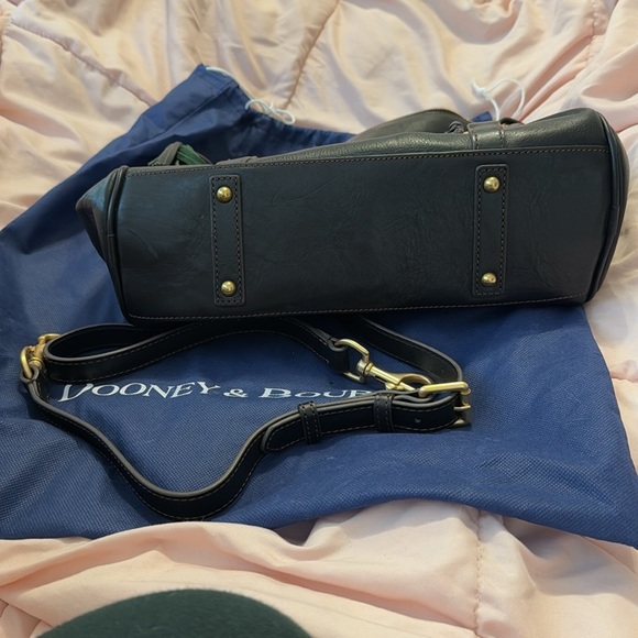 Dooney & Bourke Black Leather Shoulder Bag - Picture 11 of 13